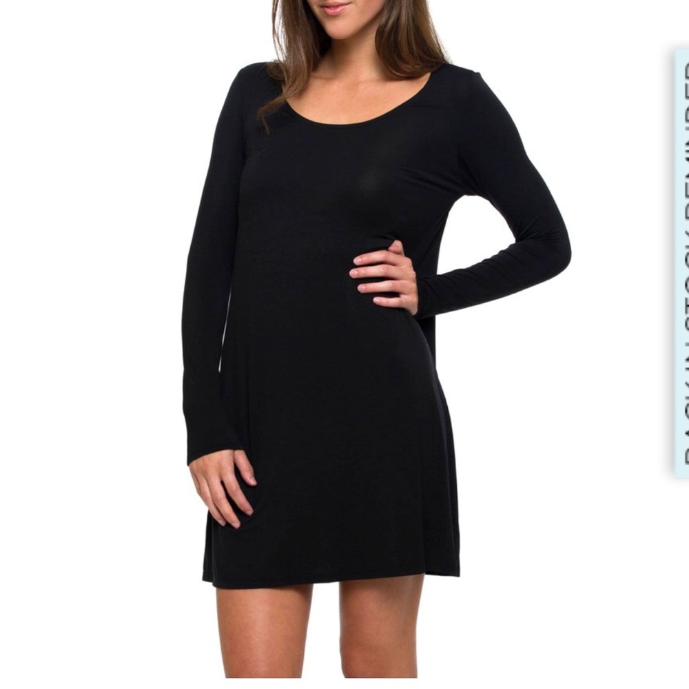 Shore Brand Serena Swing Dress in Black